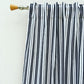 Black and white stripes curtain