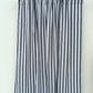 Black and white stripes curtain