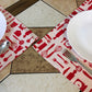 Cutlery print lunch mat (Set of 4)